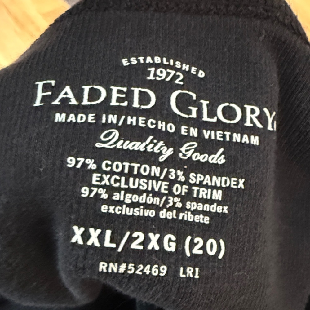 Faded Glory Black and Cream Lace Ribbed Camisole Bundle (XXL) - Picture 6 of 6